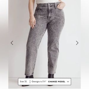 Perfect Vintage Straight Leg in Acid Wash